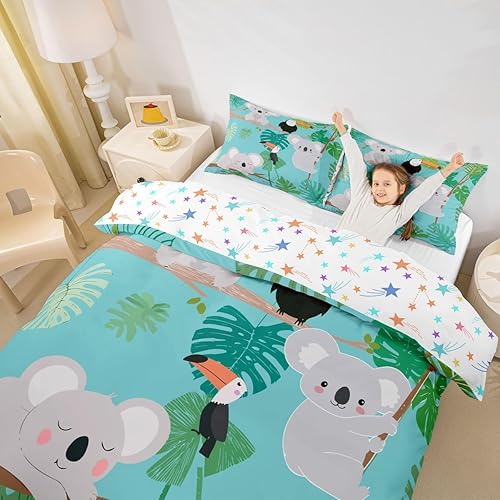 Miniatura 92 de Feelyou Juego de funda de edredón con estampado floral en 3D para niñas y niñas, elegante, con estampado floral morado, romántico, con purpurina