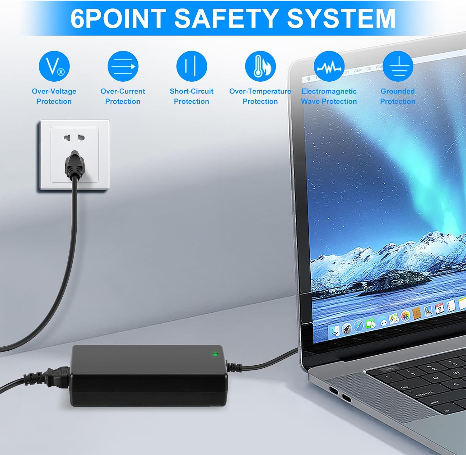 12V 10A 120W Power Supply Adapter AC110-240V to DC12V10A Max120W Power Supply Adapter Converter with 5.5x2.1mm DC Output Jack for WS2815 WS2811 5050 3528 5630 FOB COB etc LED Strip Module Light