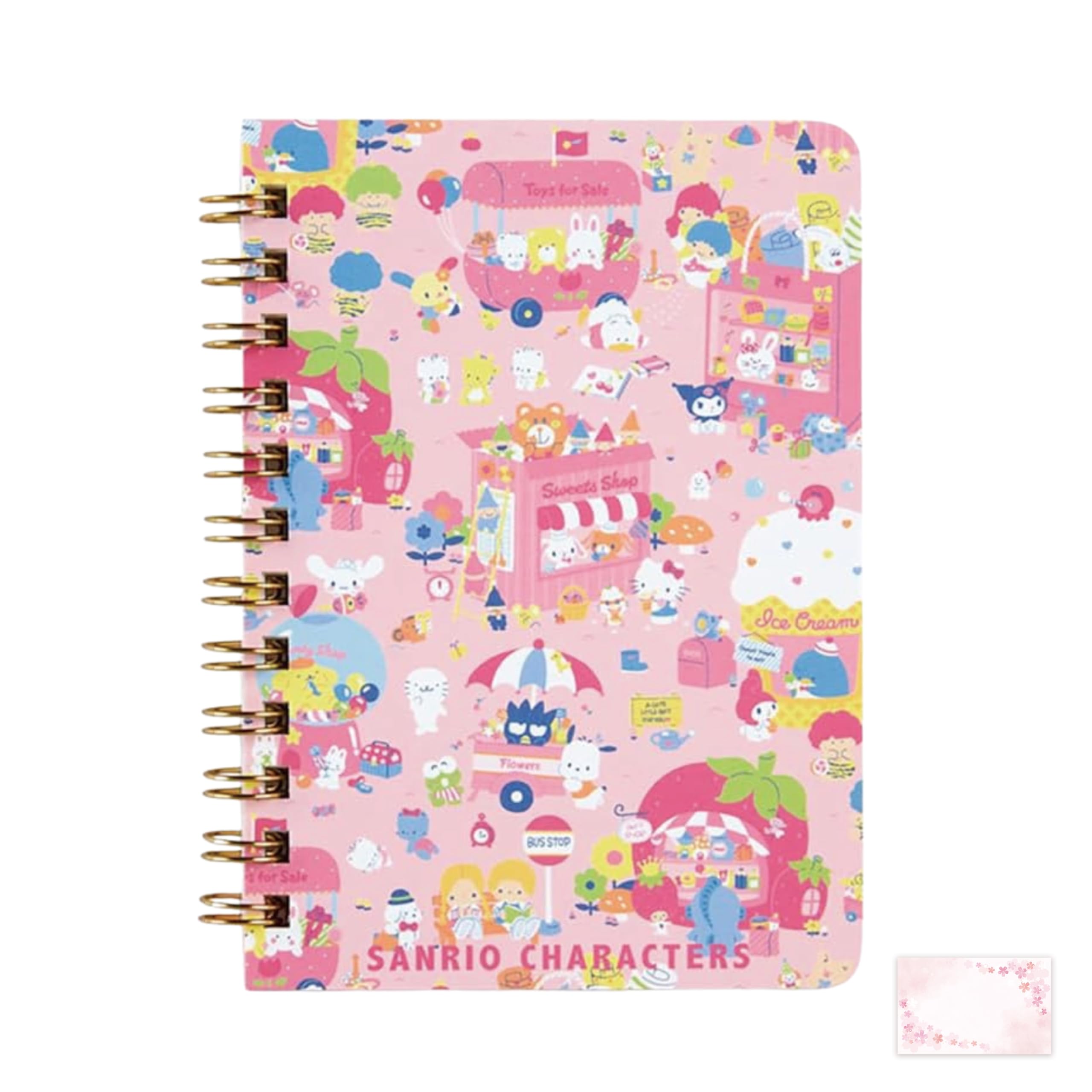 Amazon | SanrioOriginal B7 スパイラルノート (SanrioCharacters