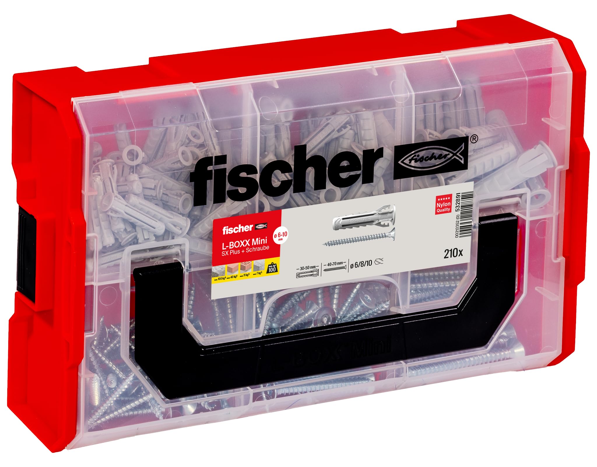 Fischer fixtainer, Wall Anchor Set, 532891