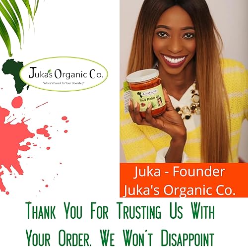 Miniatura 24 de Aceite de palma roja de Juka (100% orgánico y natural de África) (16.9 onzas líquidas)
