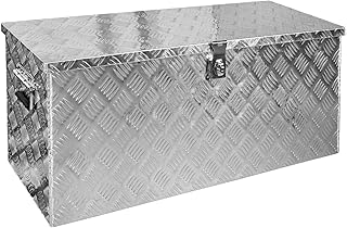 Truckbox Box Werkzeugkiste Anhängerbox Deichselbox 15 Größen Alumium Trucky, Boxentyp:D120 (89 x 36 x 42 cm)