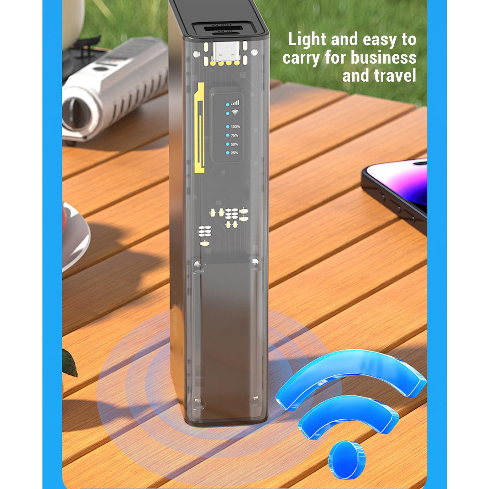 Tosuny Router Hotspot Mobile 4G LTE, 10 Dispositivi 300Mbps, per Utilizzo | Portable WiFi for Travel, 8000mAh Battery, EU Version, for Europe Africa Southeast Asia