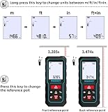 MiLESEEY 70M Laser Measure Device with Phone App Battery Included - 7