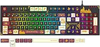 Teclado Mecânico Gamer Redragon Harry Potter Amsa Hogwart’s Special Edition RGB Switch Marrom ABNT2 HP-592 RGB