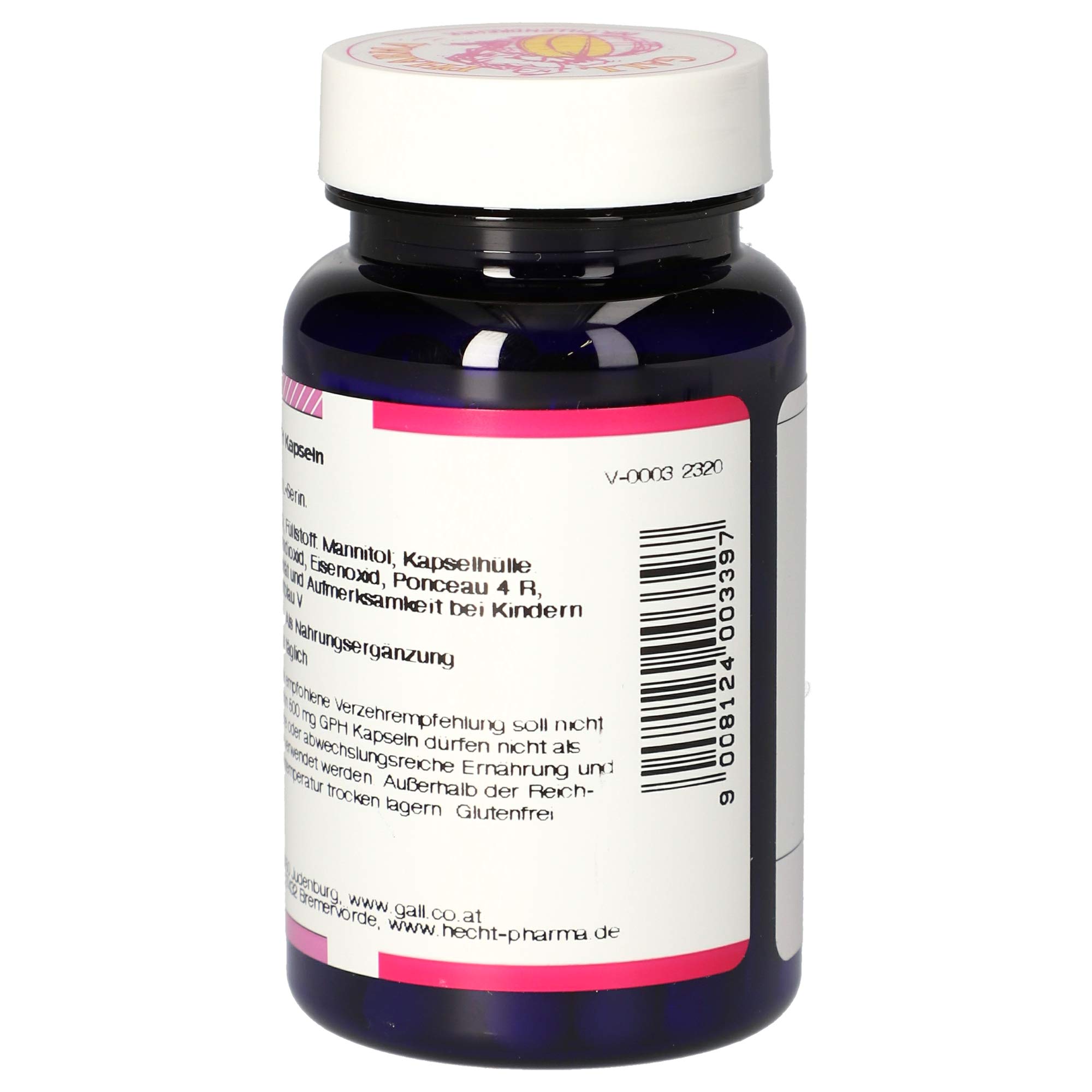 Gall Pharma L-Serin 500 mg GPH Kapseln, 60 Kapseln
