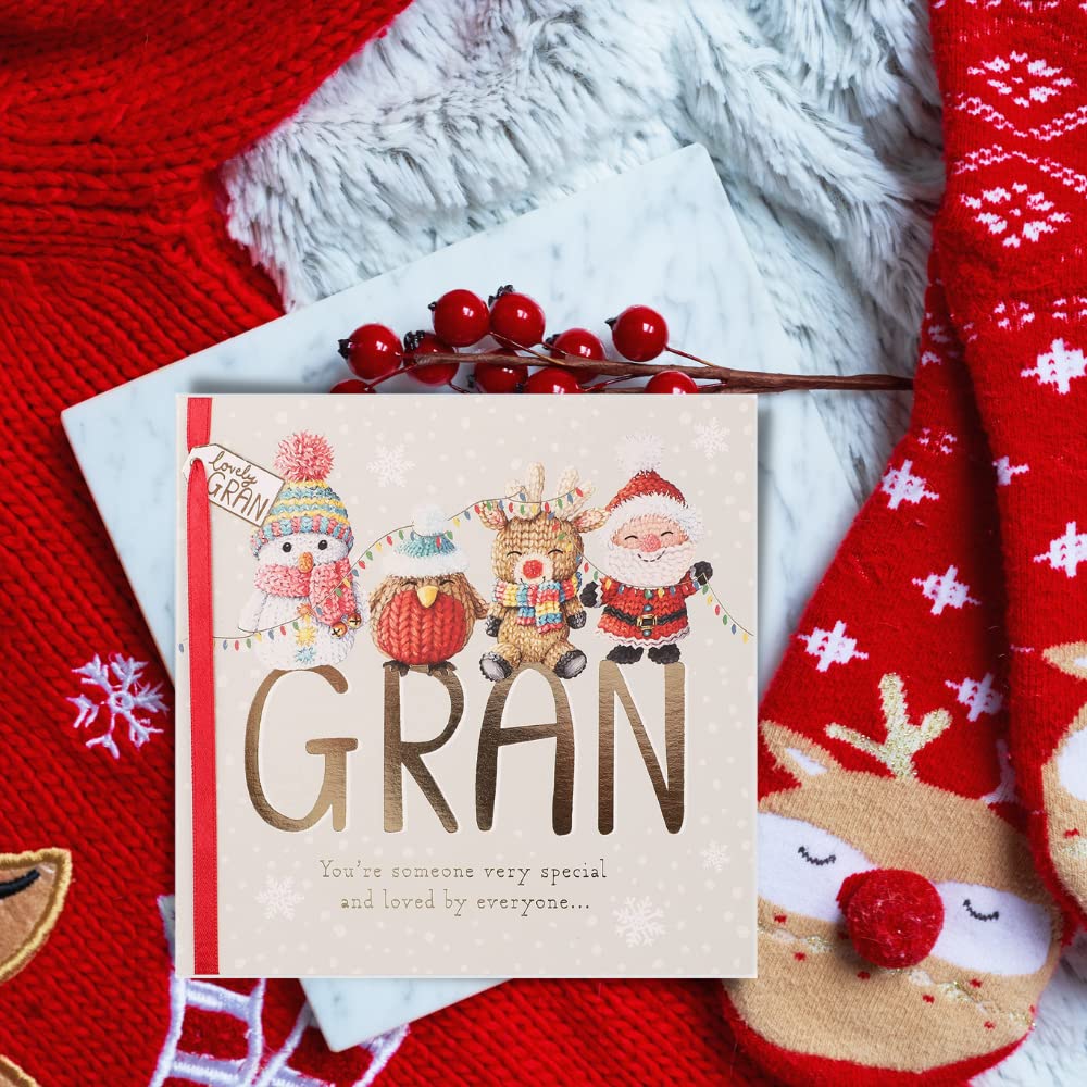 Weihnachtskarte Für Die Oma – Mit Herzlichem Text, Inkl. Umschlag