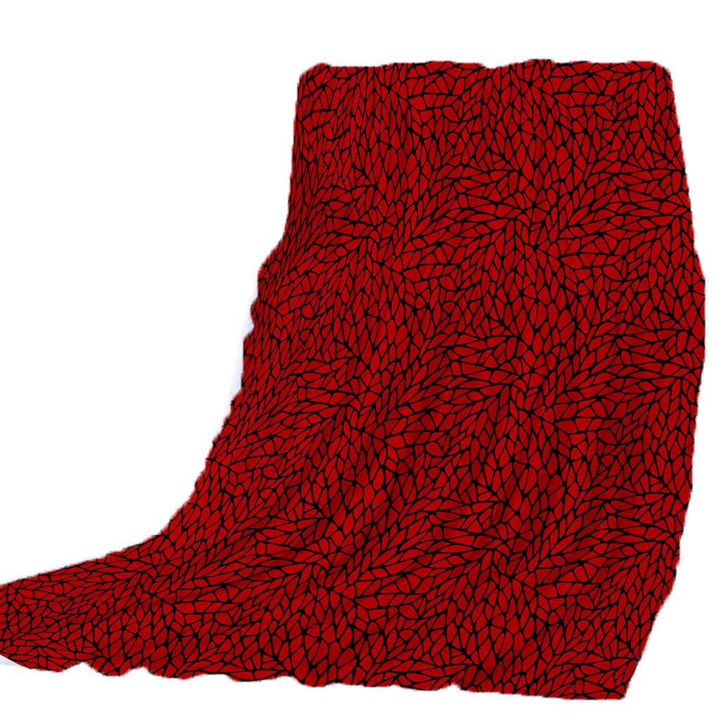 Mantas para Cama De Franela Invierno para Infantil Y Adulto 150X200Cm Manta Polar De Felpa De Microfibra Suave para Sofá, 3D Arte De Textura Roja Patrón, Cálida Y Transpirable