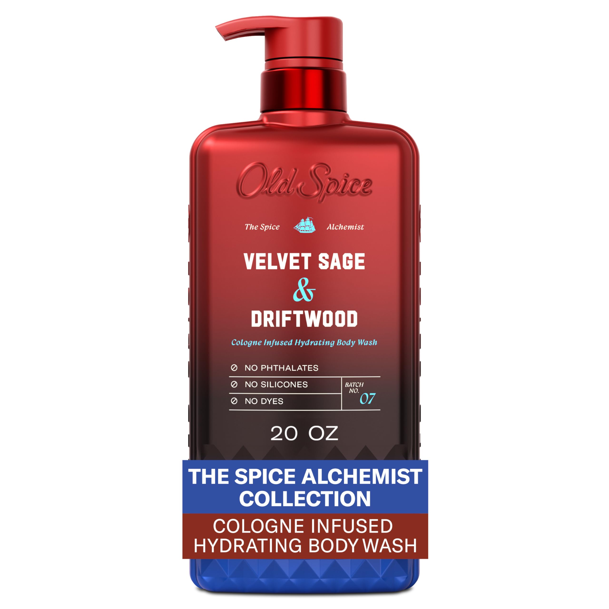 Old Spice Body Wash for Men, The Spice Alchemist Collection, 24/7 Cologne Infused Hydration, No Trade Off Formula, Free of Phthalates Silicones & Dyes