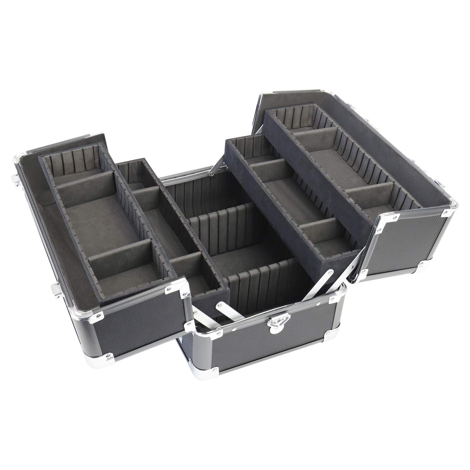 HMF 14901-02 kosmetyczka, Vanity-Case, pudełko do makijażu, uniwersalne etui, 33 x 22,5 x 24 cm