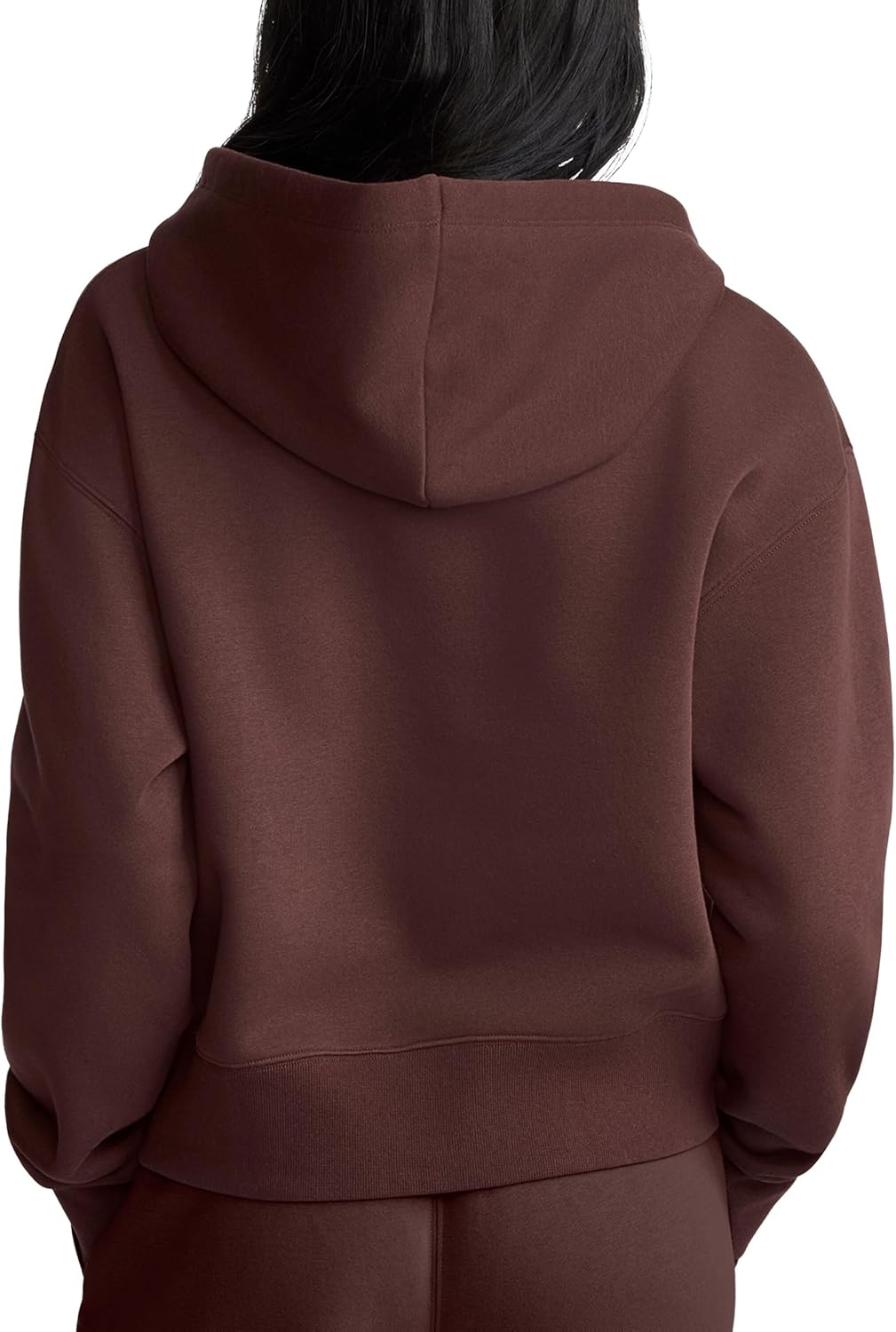 Champion Women's Powerblend Fleece Cropped Full-Zip Hoodie