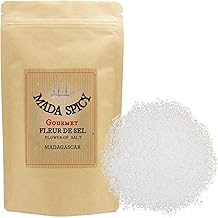 Fleur de sel de Madagascar 1000g "Agriculture Durable" sachet zip alimentaire