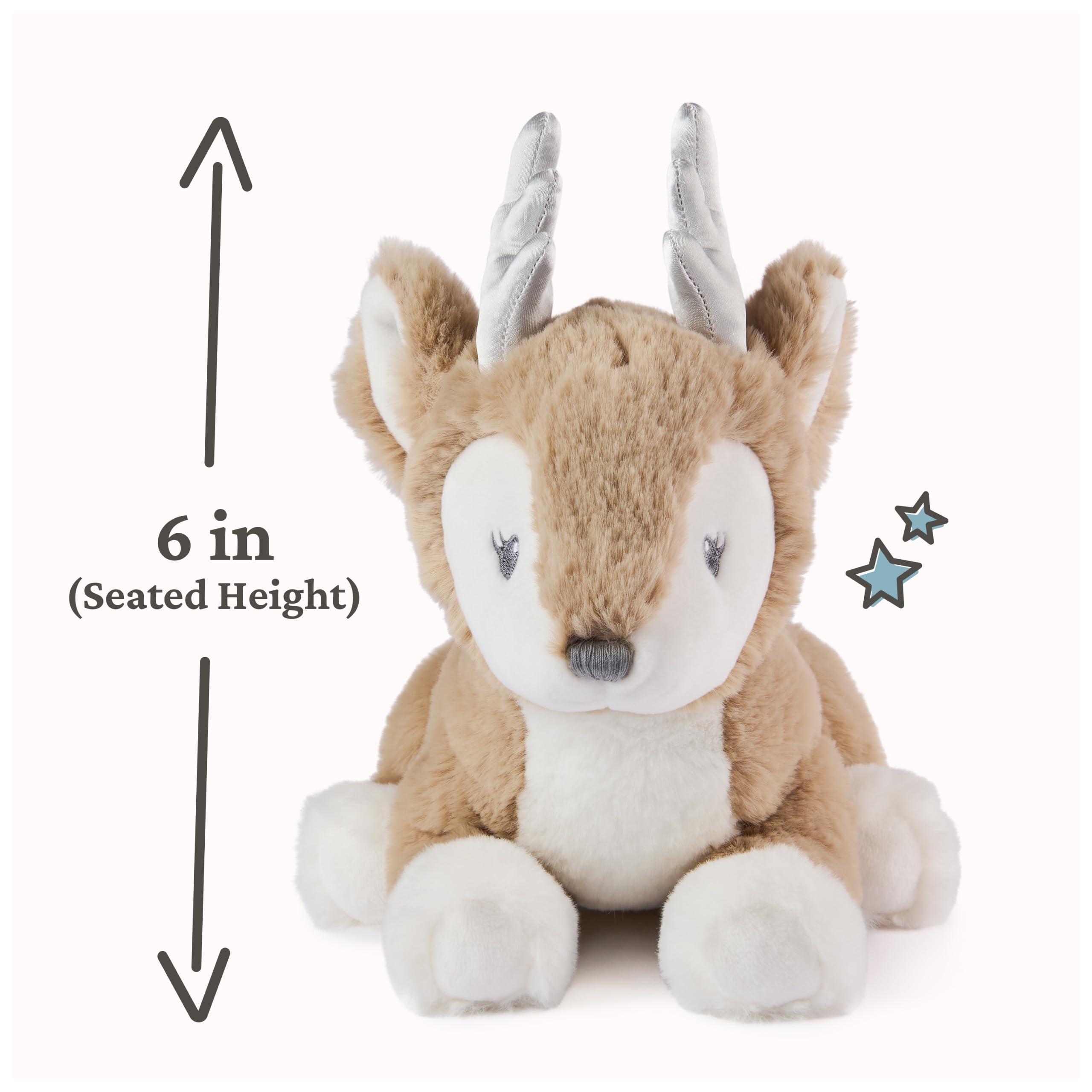 GUND Peluche di cervo in acero, peluche per neonati e bambini, marrone, 25,4 cm