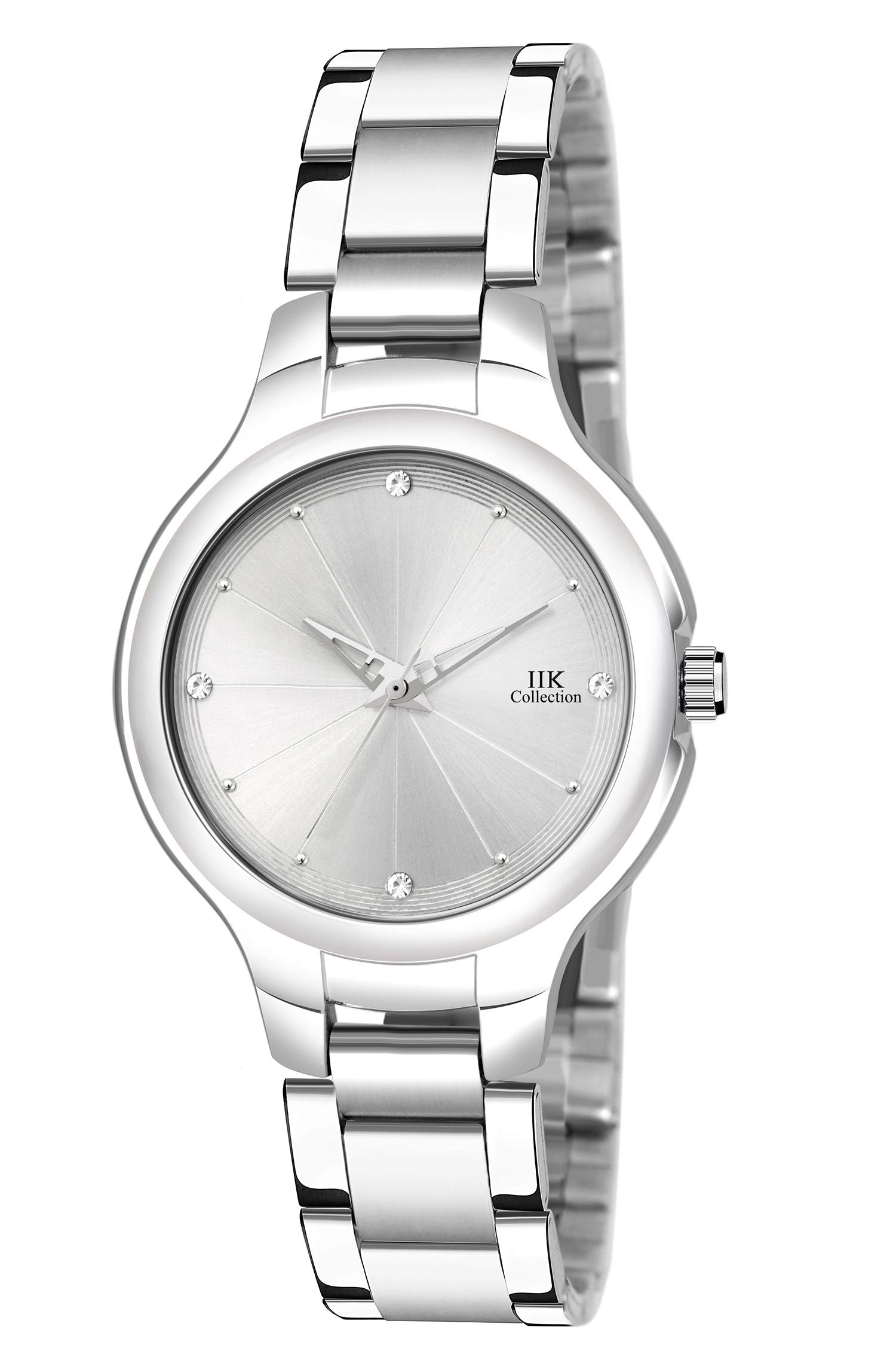 IIK COLLECTION Analogue Silver Dial Silver Bracelet Girls & Womens Wrist Watch (Iik-3035W, Stainless Steel) (B08QW388Z1) Amazon Price History, Amazon Price Tracker