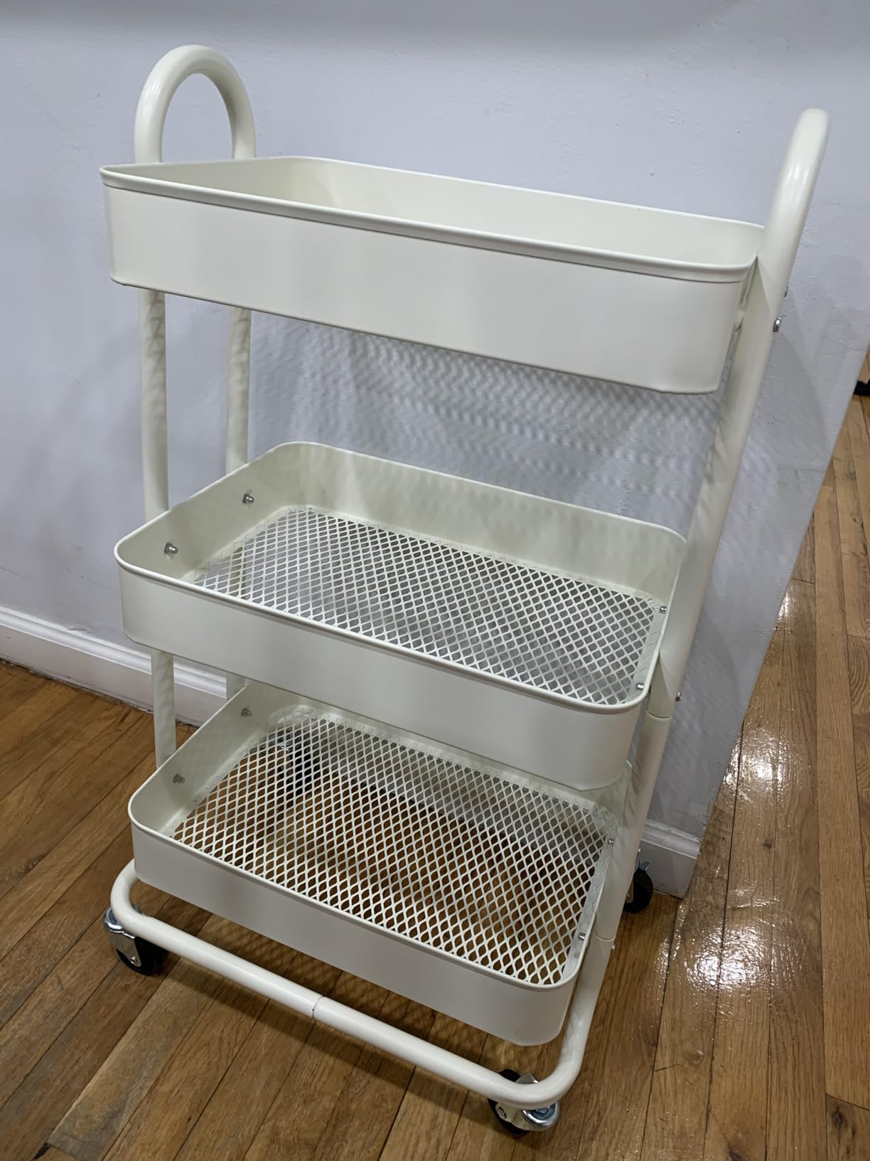 9/mo Finance Amazon Basics 3Tier Rolling Utility or Kitchen Cart
