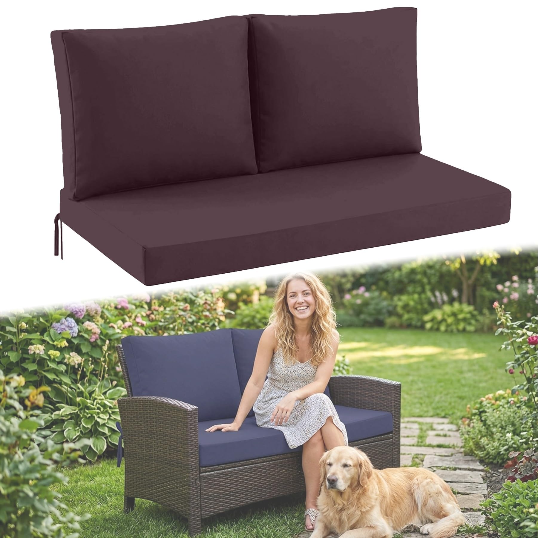 Coussins de jardin étanches pour sublimer vos soirées en terrasse