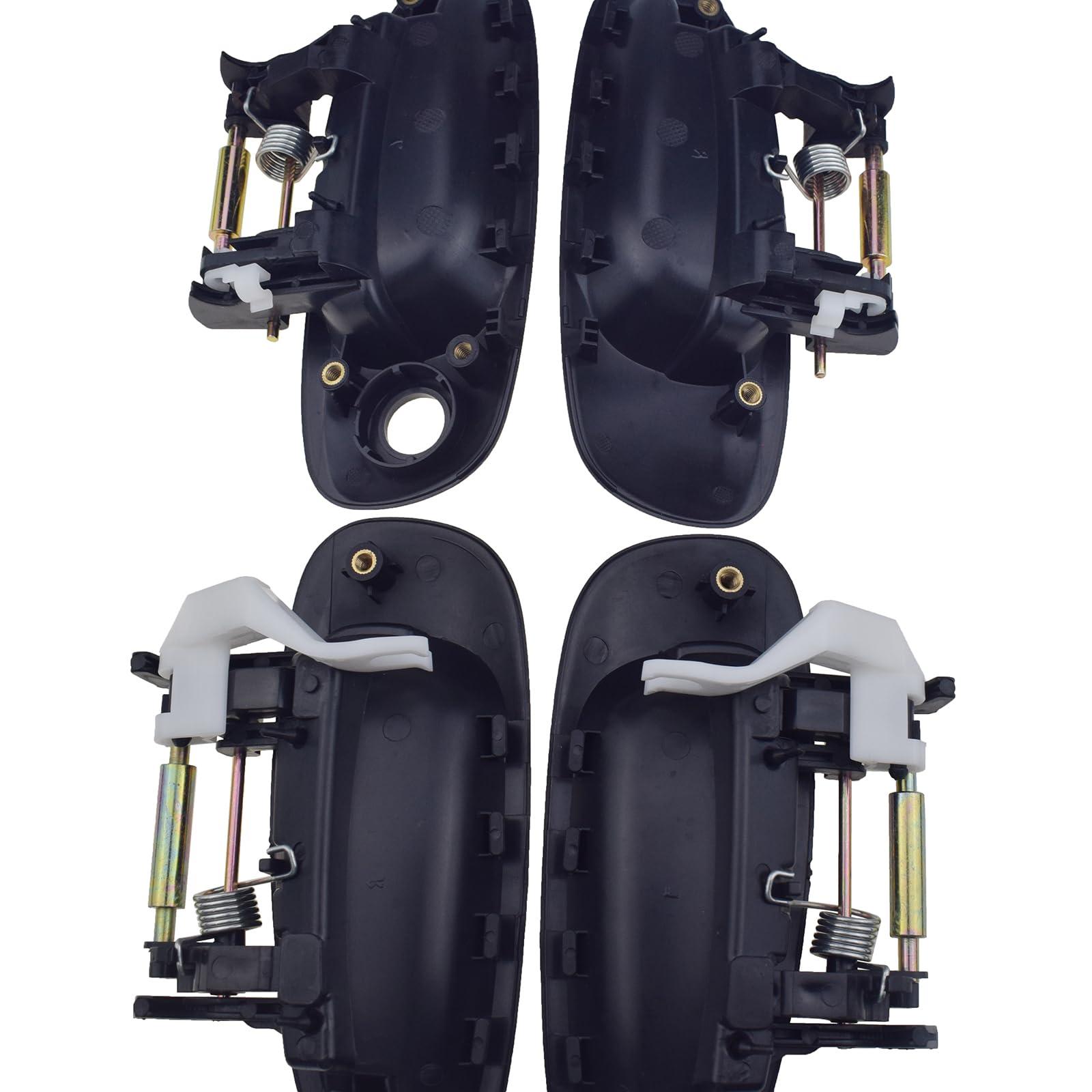4Pcs Black Outside Door Handle Front Rear Left Right for Toyota