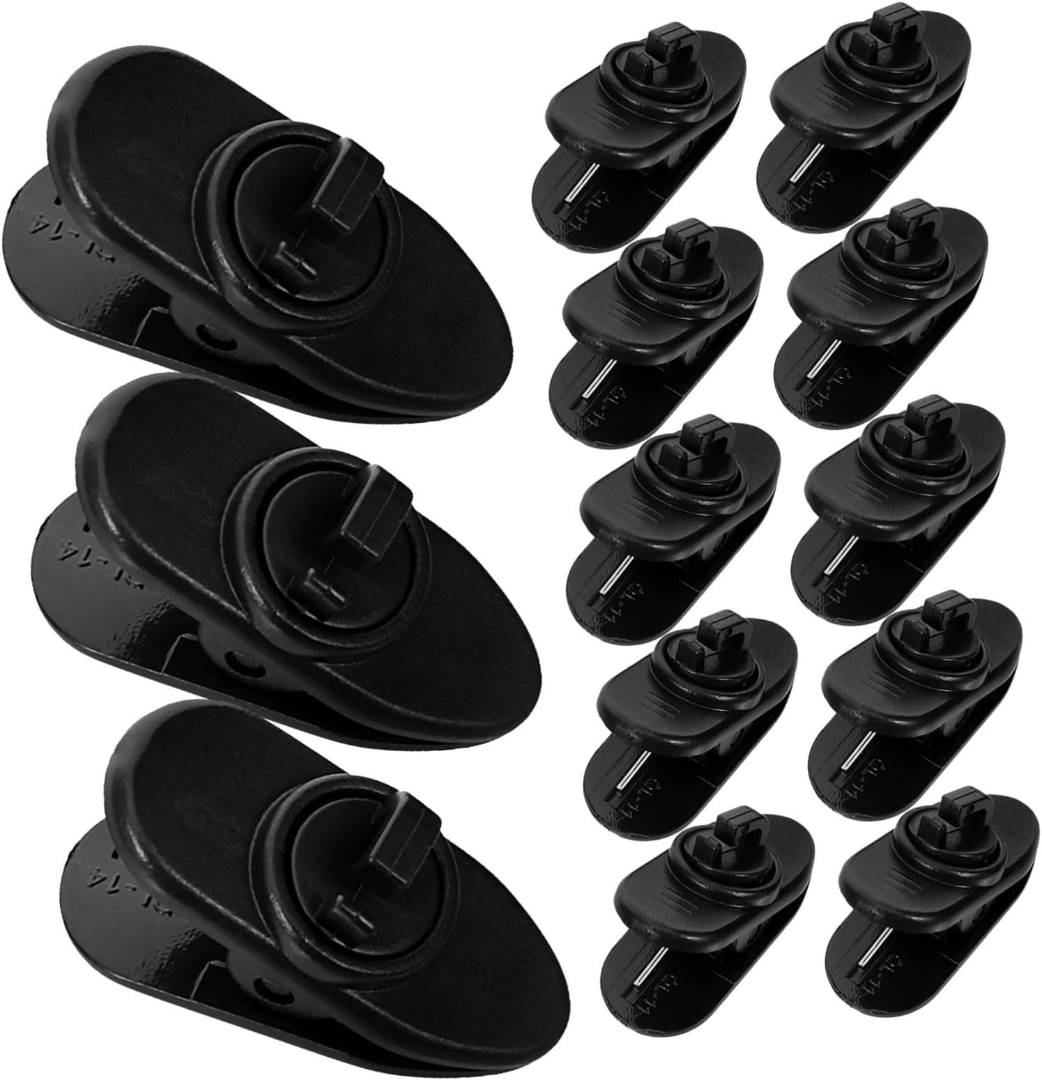 GALPADA 30pcs Mini Microphone Clips Lapel Mic Cord Holders Microphone Accessories for Clip Tie Use Fixed