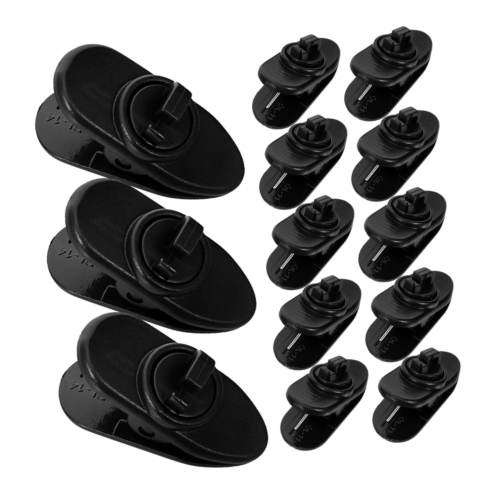 GALPADA 30pcs Mini Microphone Clips Lapel Mic Cord Holders Microphone Accessories for Clip Tie Use Fixed