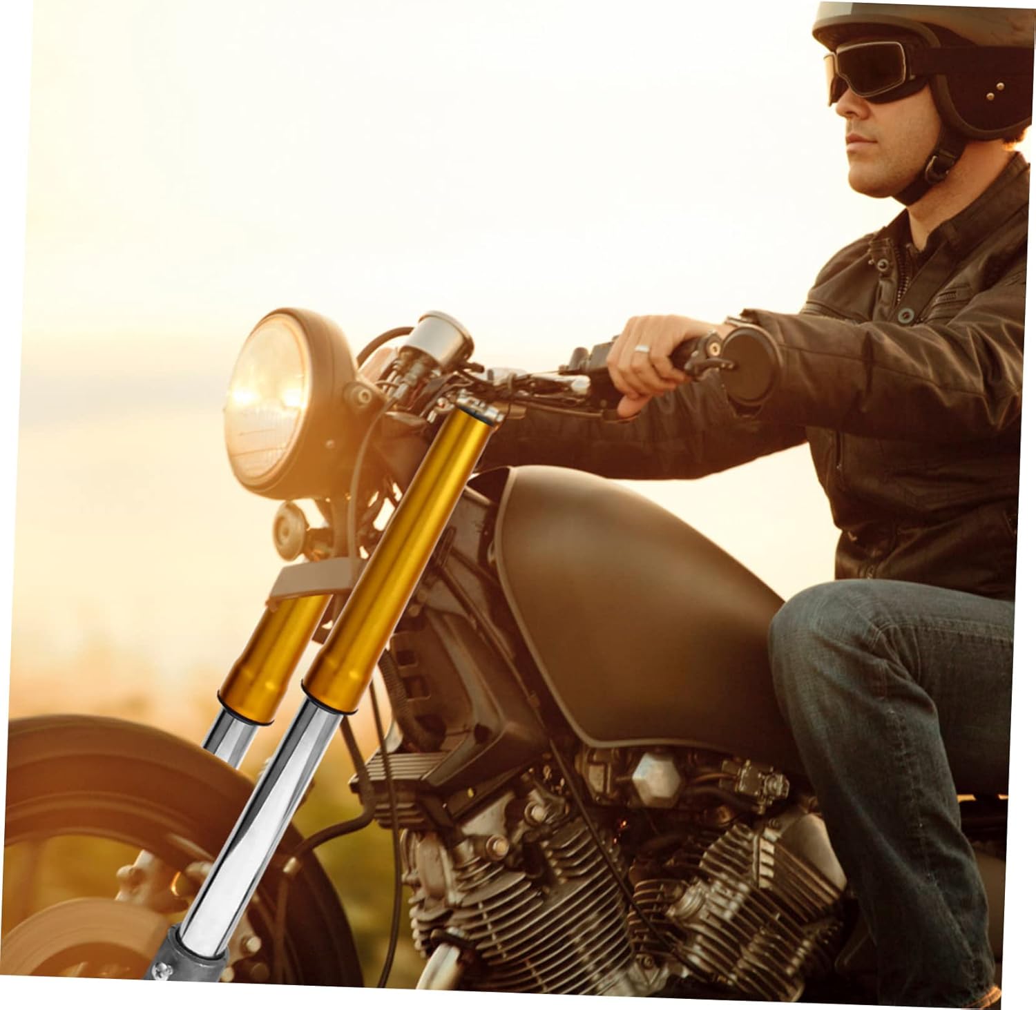 Mini Dirt Bike Shock-absorption Front Fork Suspension Supplies for Off-road Motorcycle Performance Non-skid Design for Riding