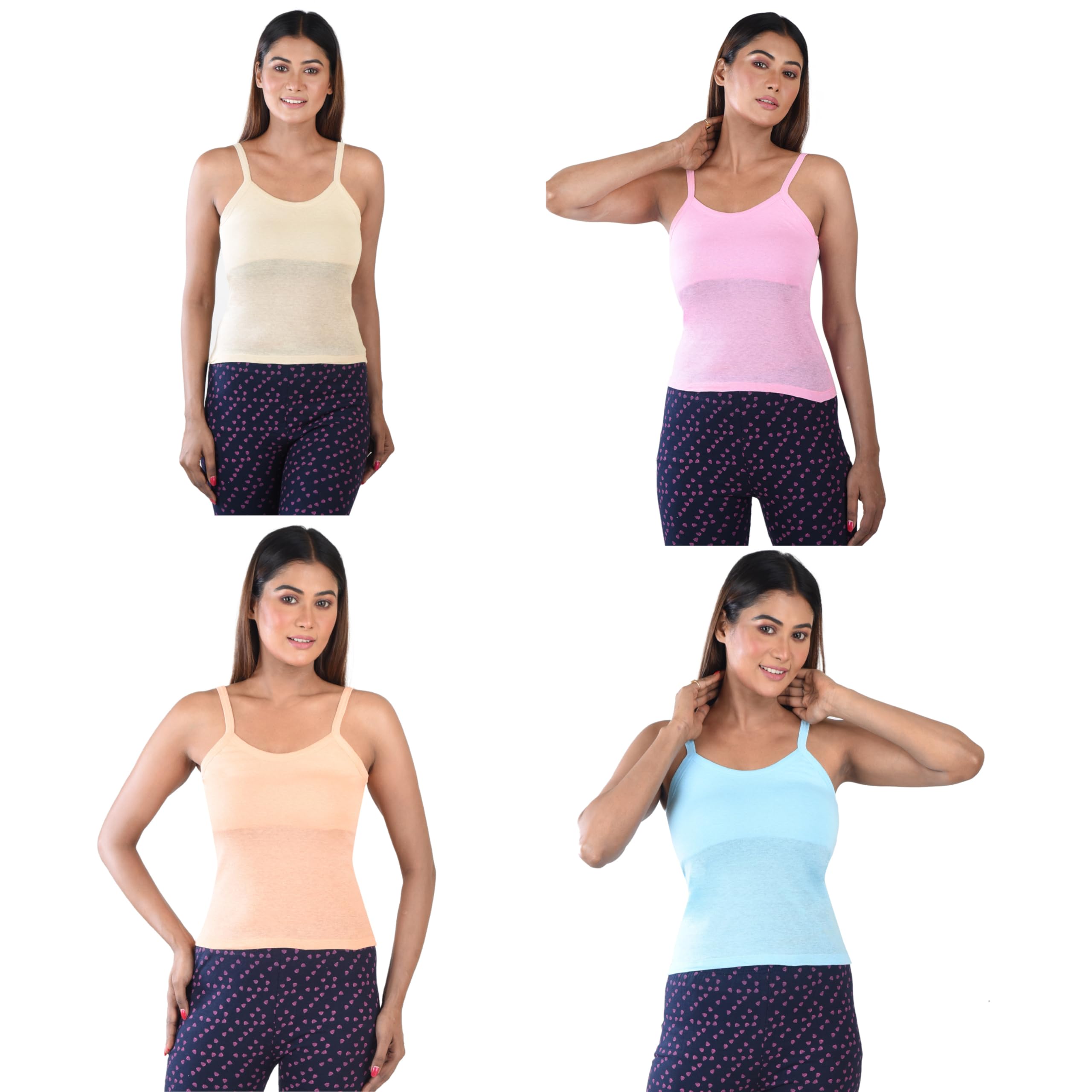 ginash Women's Cotton Slips (Pack of 4)-picture-17