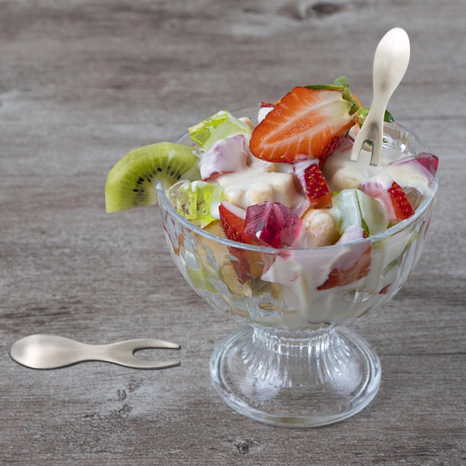 Vkinman 20 Pack Corn Holders Stainless Steel Corn Holders Corn on The Cob Skewers Twin Prong Sweet Corn Holder for BQ Camping Outdoor Kitchen Tool