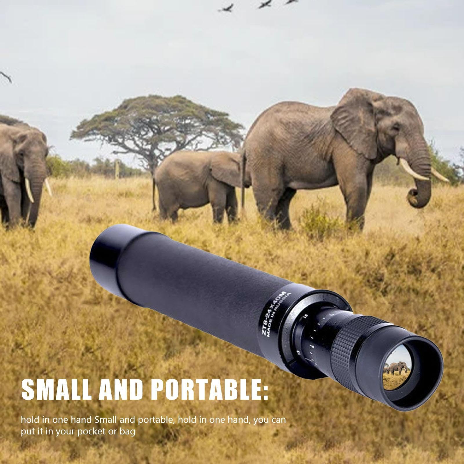 Cannocchiale portatile 8-24x40 - Telescopio portatile per bird watching