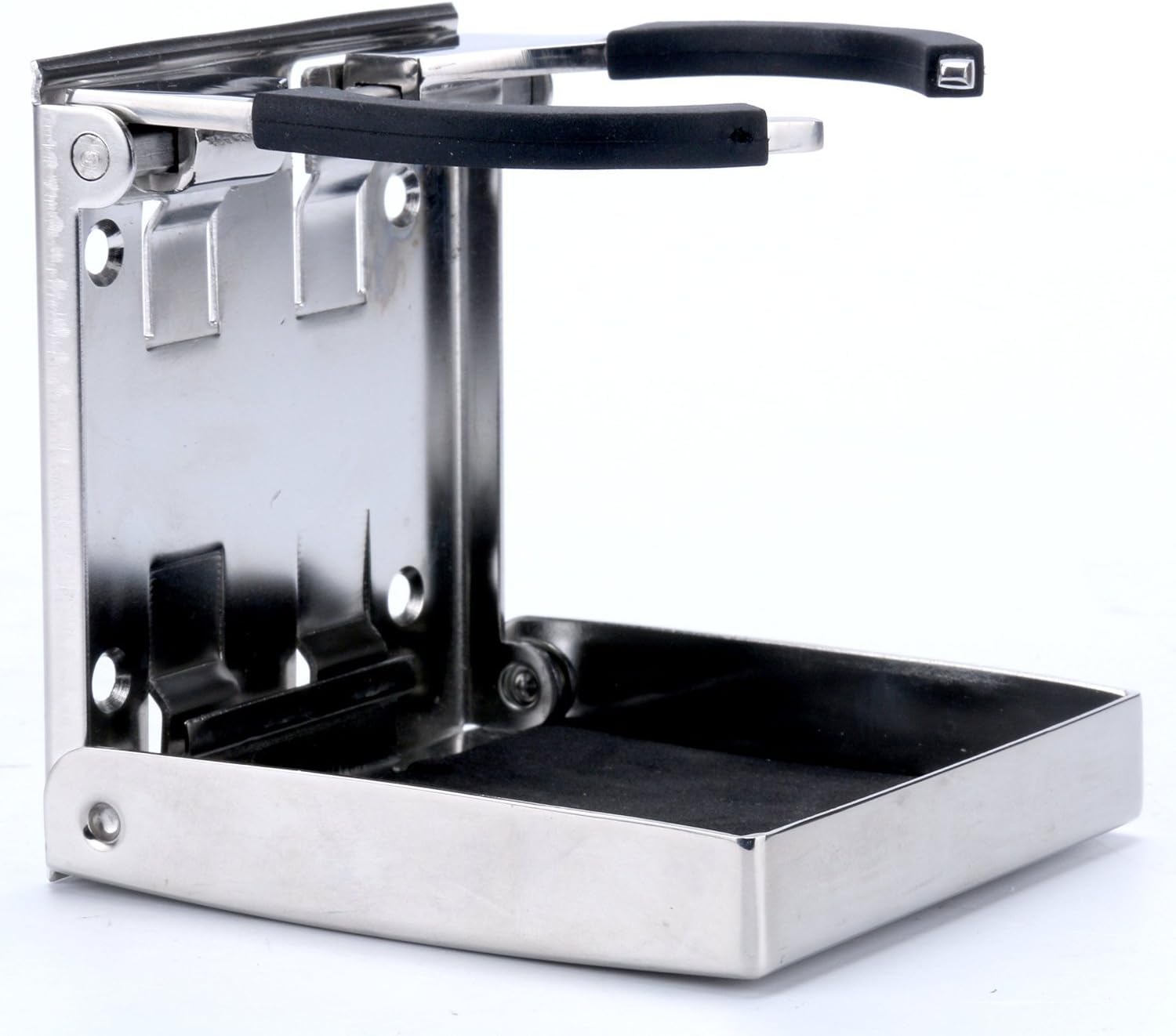 Amarine Made Stainless Steel Adjustable Folding Drink Holder Cup Holder Marine/Boat/Caravan/car (1)