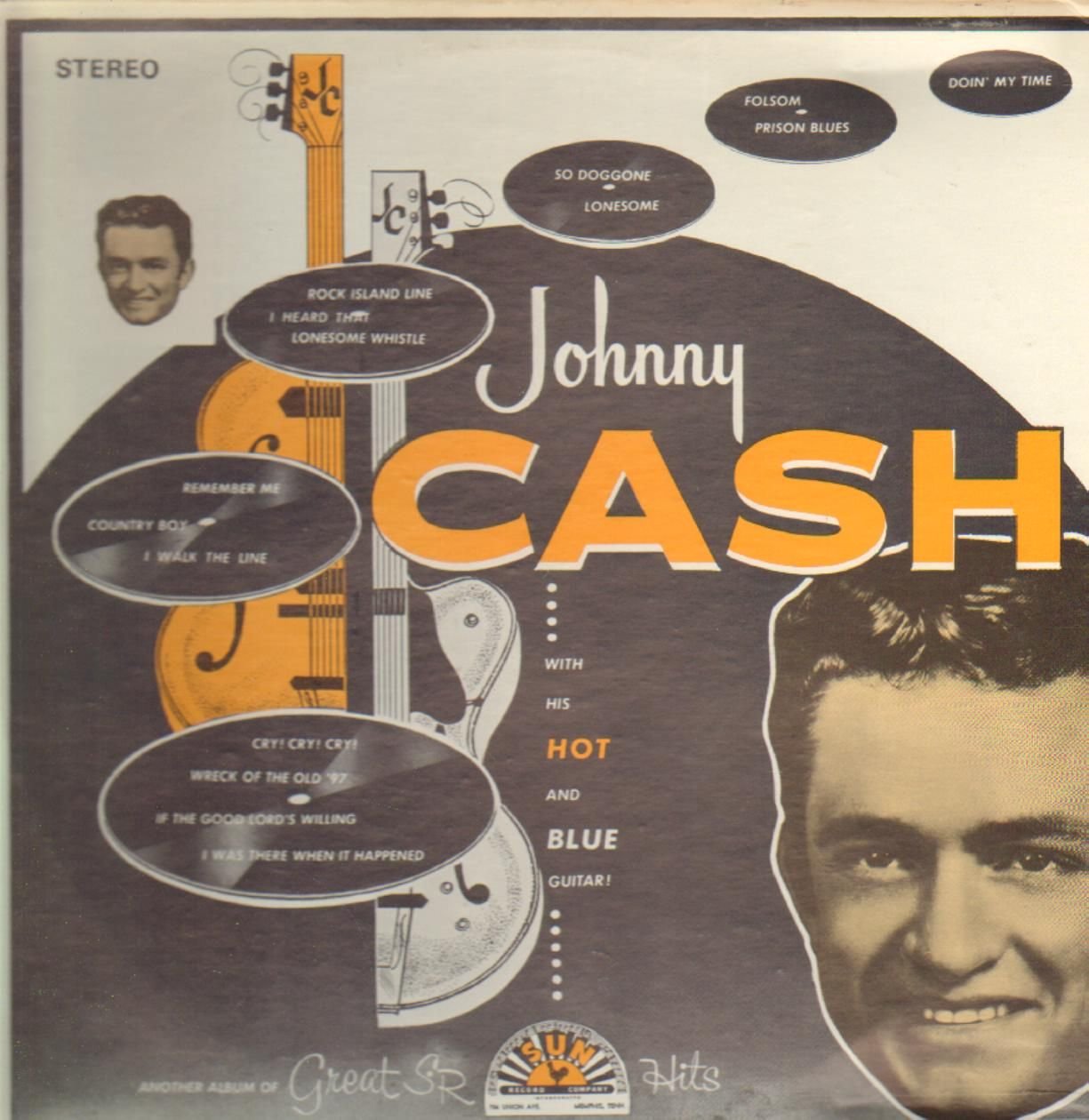 Johnny Cash with His Hot and Blue Guitar Original Sun LP