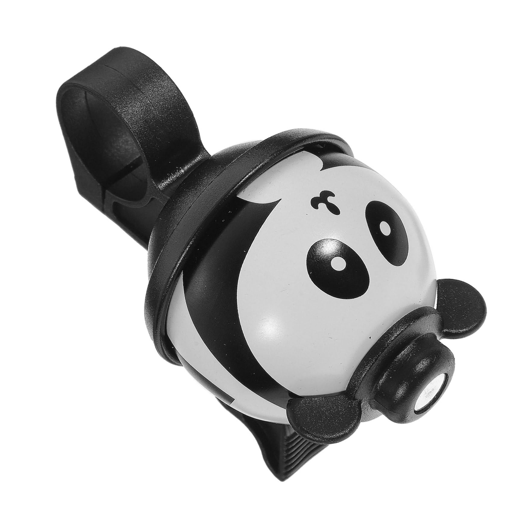 Abaodam 5 Pièces Cloche de Vélo Cartoon Portable pour Garçon Fille Accessoire Pratique pour Vélos et Trottinettes Design Mignon Noir et Blanc Panda