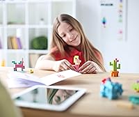 Vista 8 de PIXIO Sweet - Bloques magnéticos pequeños de construcción en estilo de arte de píxeles con aplicación gratuita - Cubos de plástico de 5/16" con 6