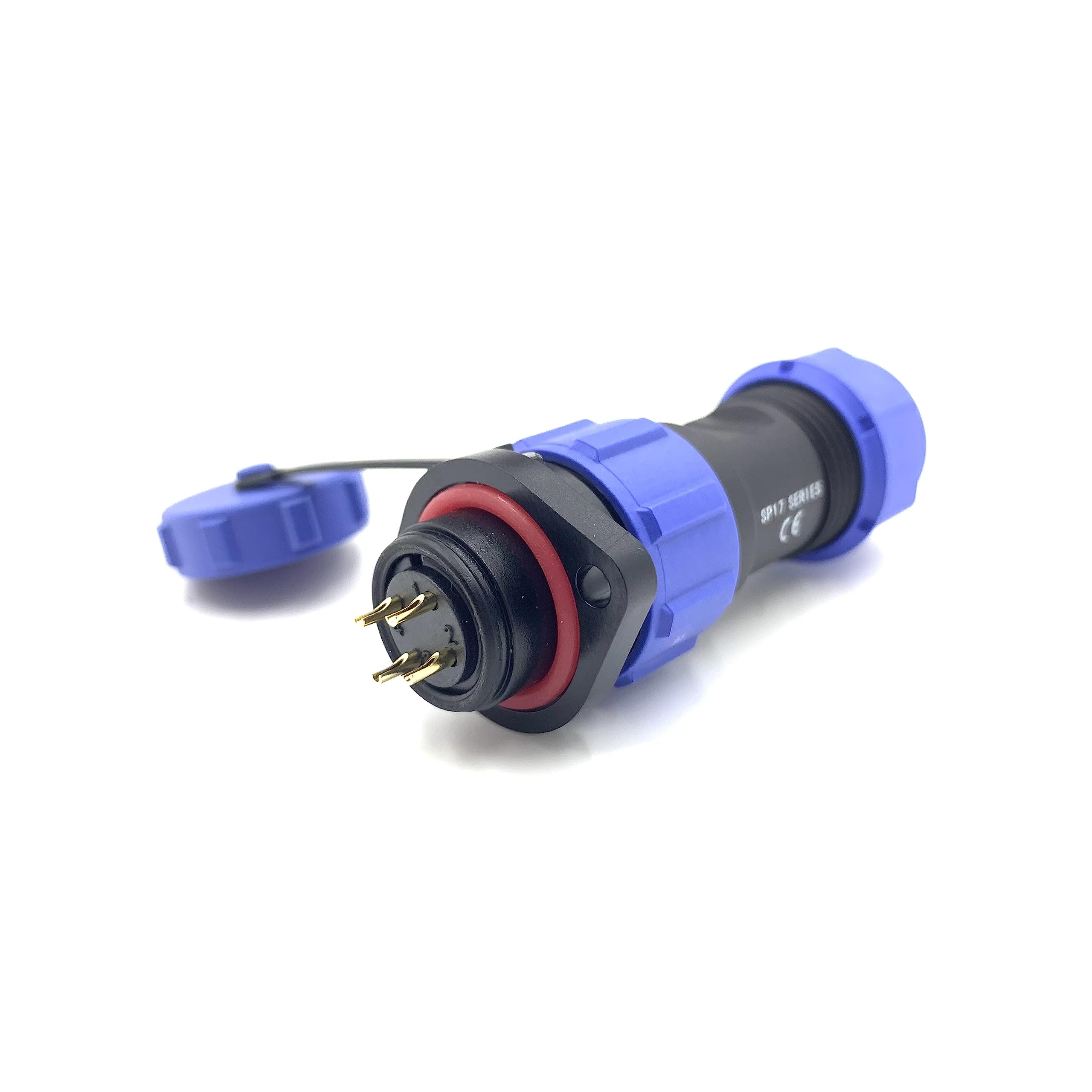 Lot De 3 Connecteurs Aviation SP17 2 Broches IP68 - Étanches, Sans Soudure, Pour éclairage Extérieur (500V 10A)