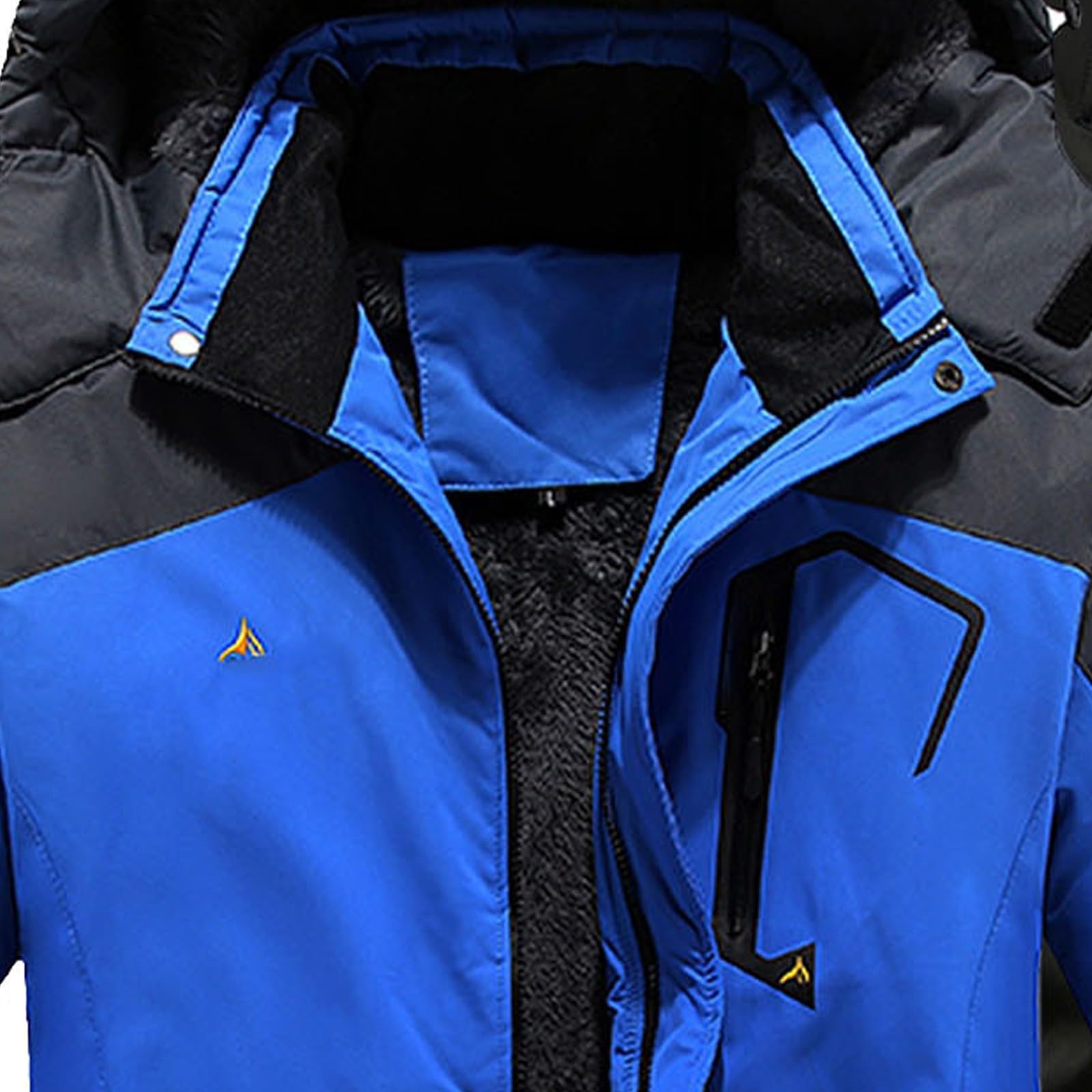 Conjunto de chaqueta y pantalones de esquí para hombre, trajes de esquí para hombre, traje de nieve cálido con forro polar con camisetas y pantalones casuales, traje clásico de snowboard para