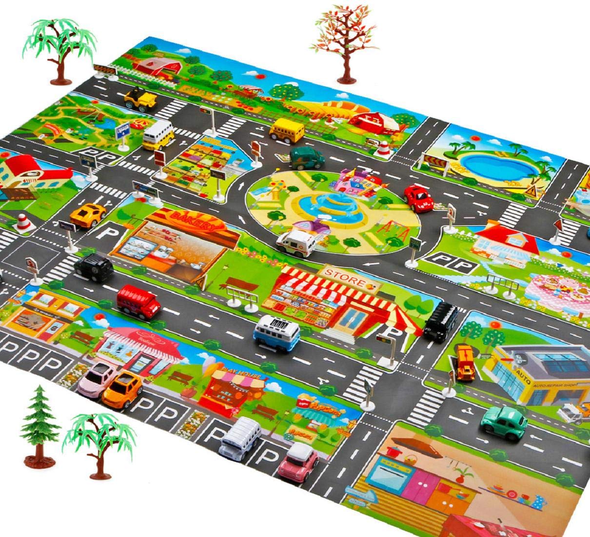 city playmat rug