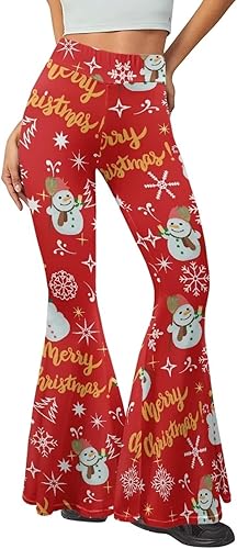 Miniatura 3 de Pantalones de yoga acampanados para mujer, leggings acampanados cruzados, suaves, de cintura alta, para entrenamiento, casuales, pantalones de corte