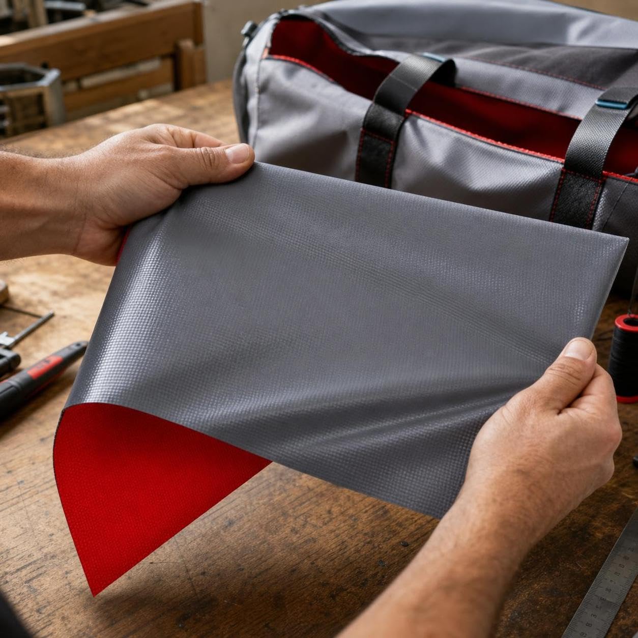 600D Oxford Stoff, PVC-beschichtet Polyeststoff, reißfestes Gewebe für Taschen und Rucksäcke