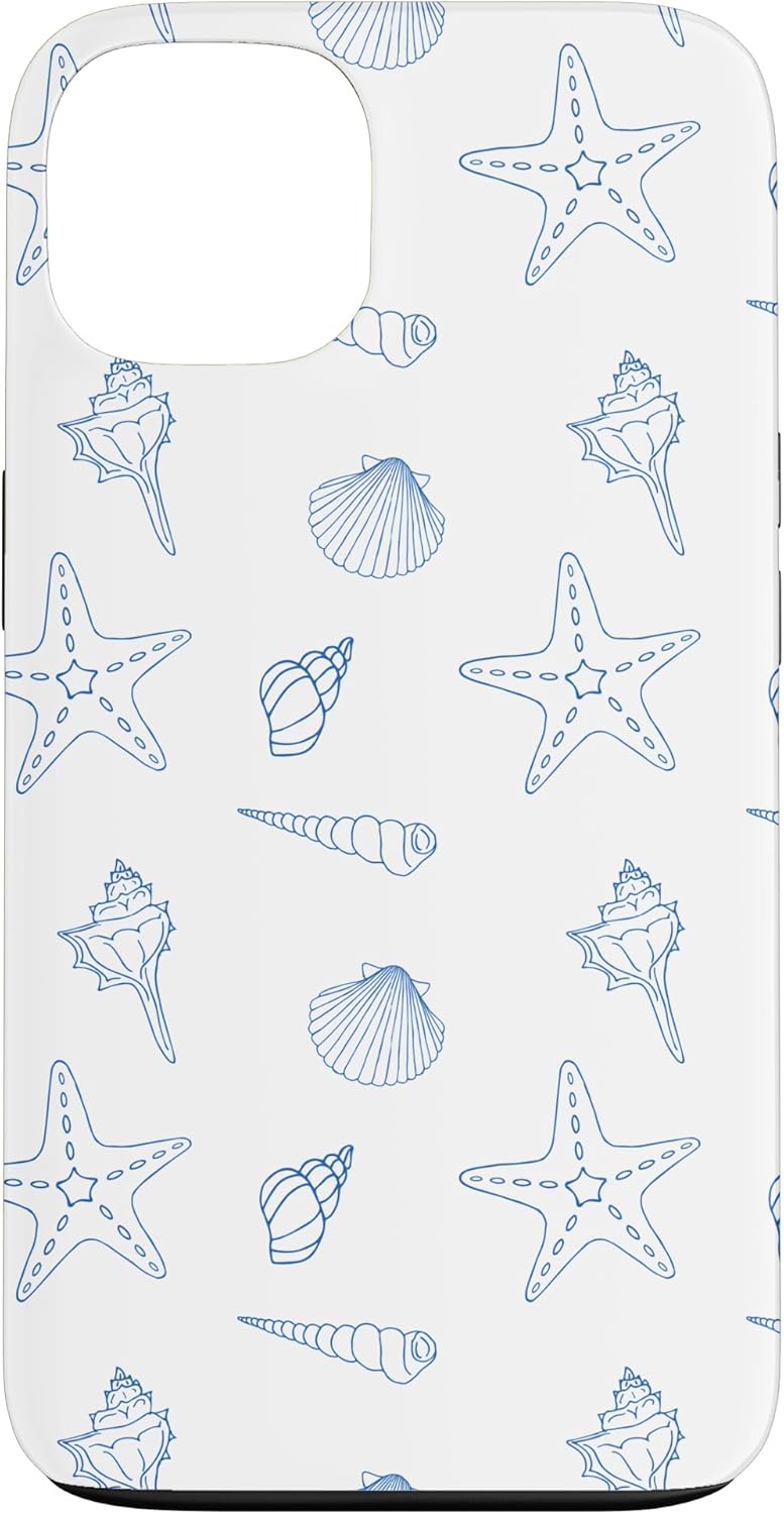 Trendy Coastal Granddaughter Aesthetic Preppy Shells Ocean Case for iPhone 14