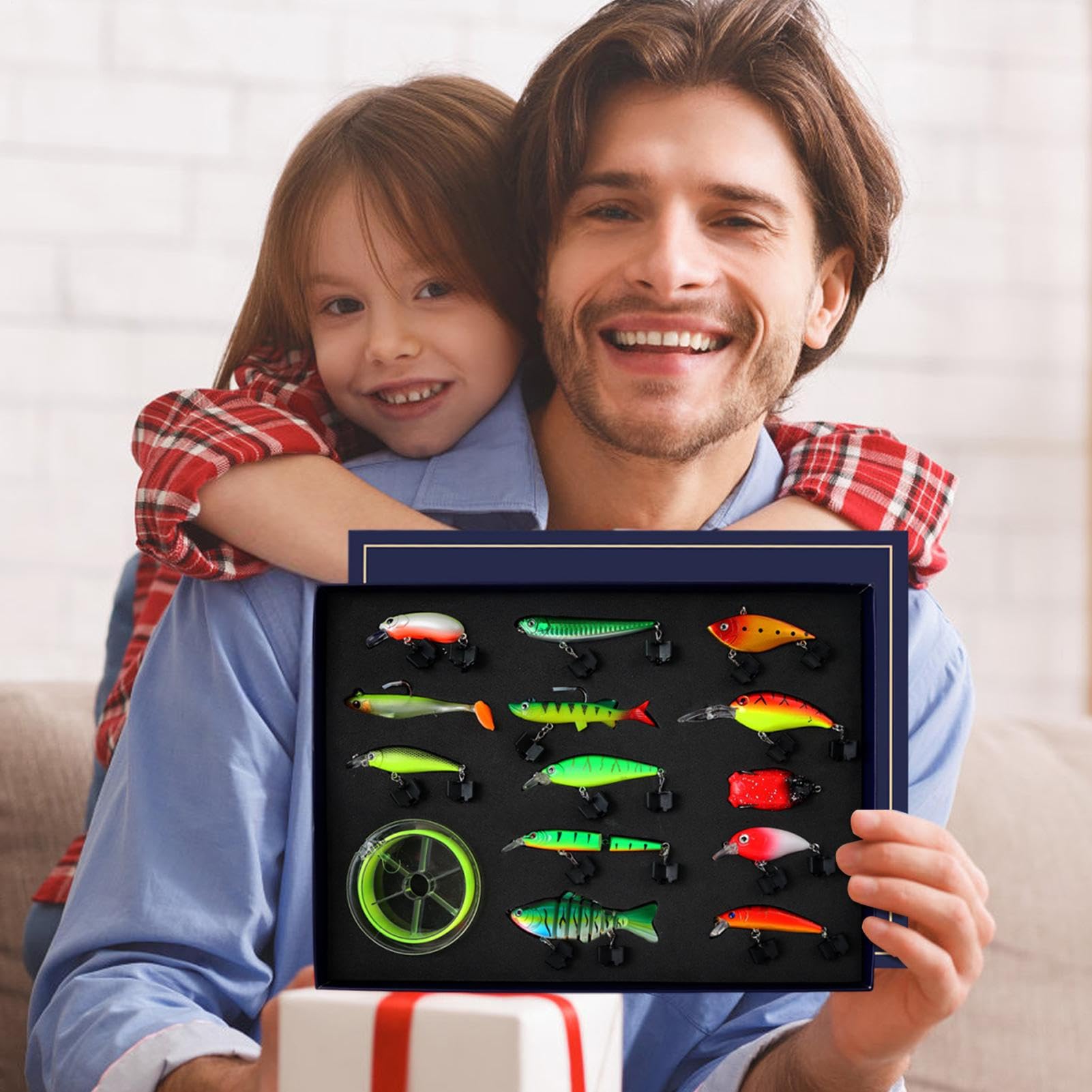 Kit Di Esche Set Di Attrezzatura Per Esche Artificiali | Kit di per la Pesca Per Lago Stagno Vacanza Famiglia Notte Lago Stagno Vacanza Famiglia Notte