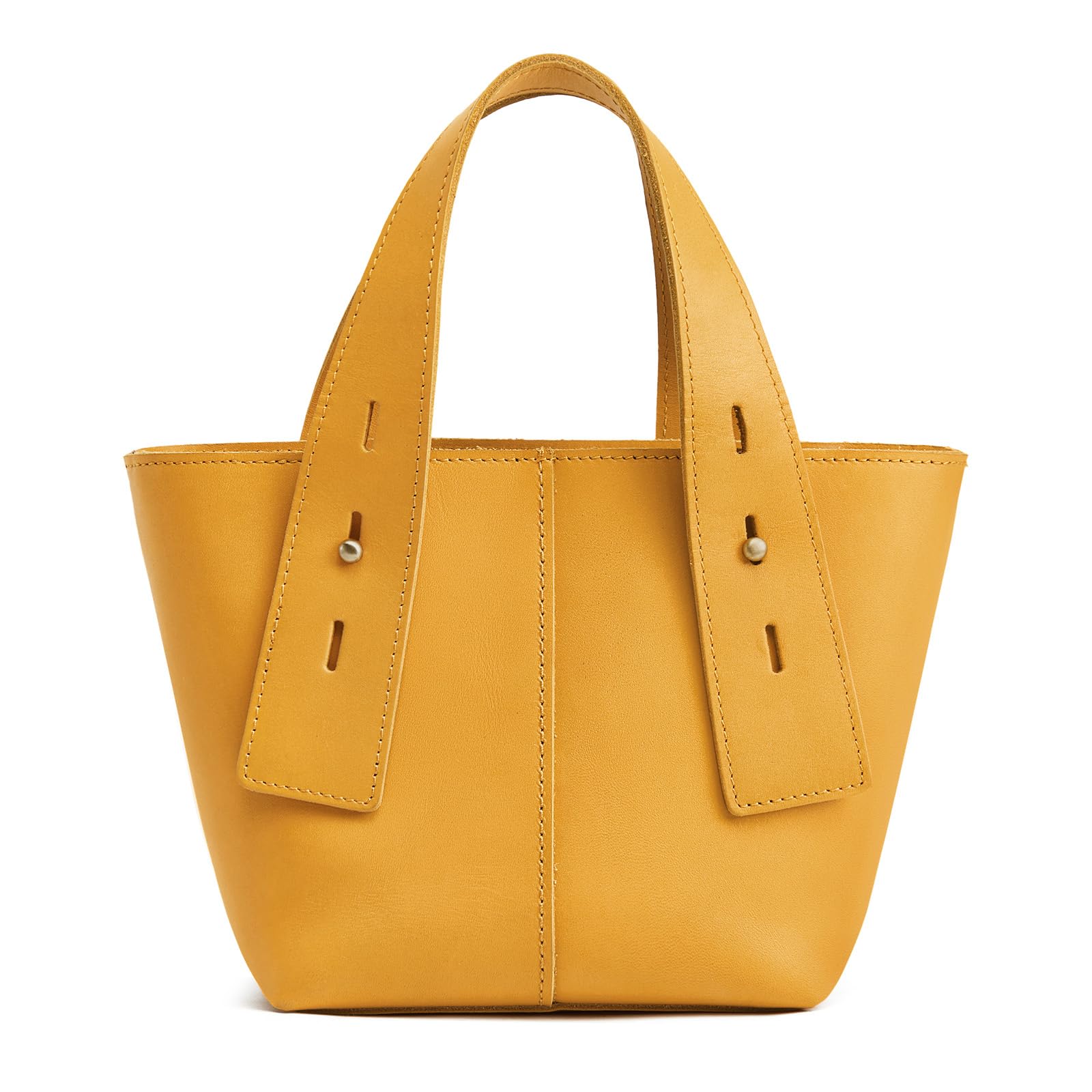 S-ZONE Leather Mini Crossbody Tote Bag Satchel Top-Handle Handbags Shoulder Purses with Adjustable Handle Strap