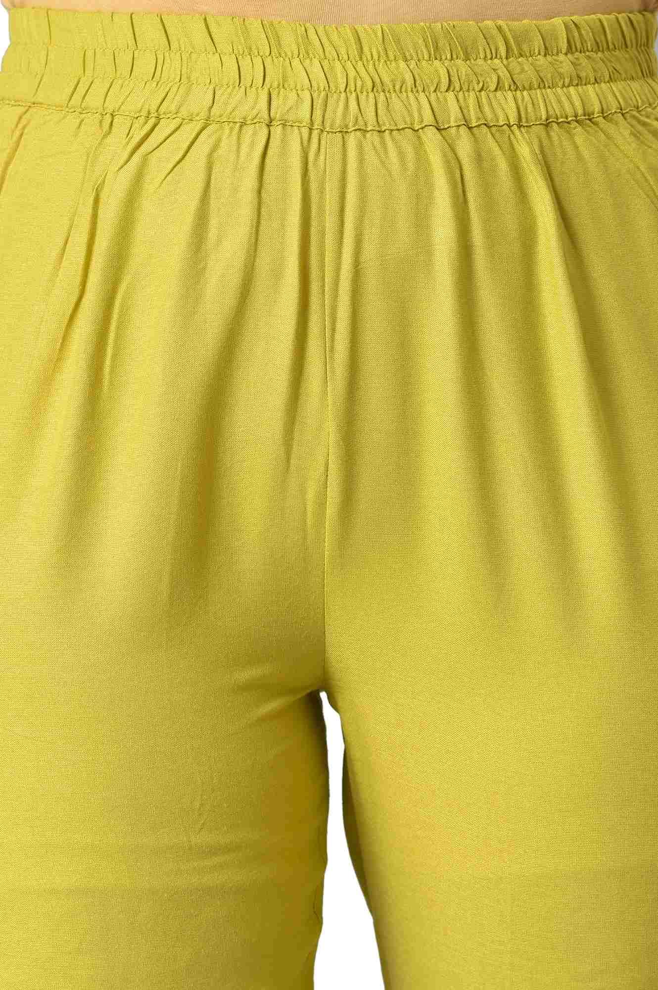 Aurelia Set Kurta da donna in viscosa a righe con pantaloni