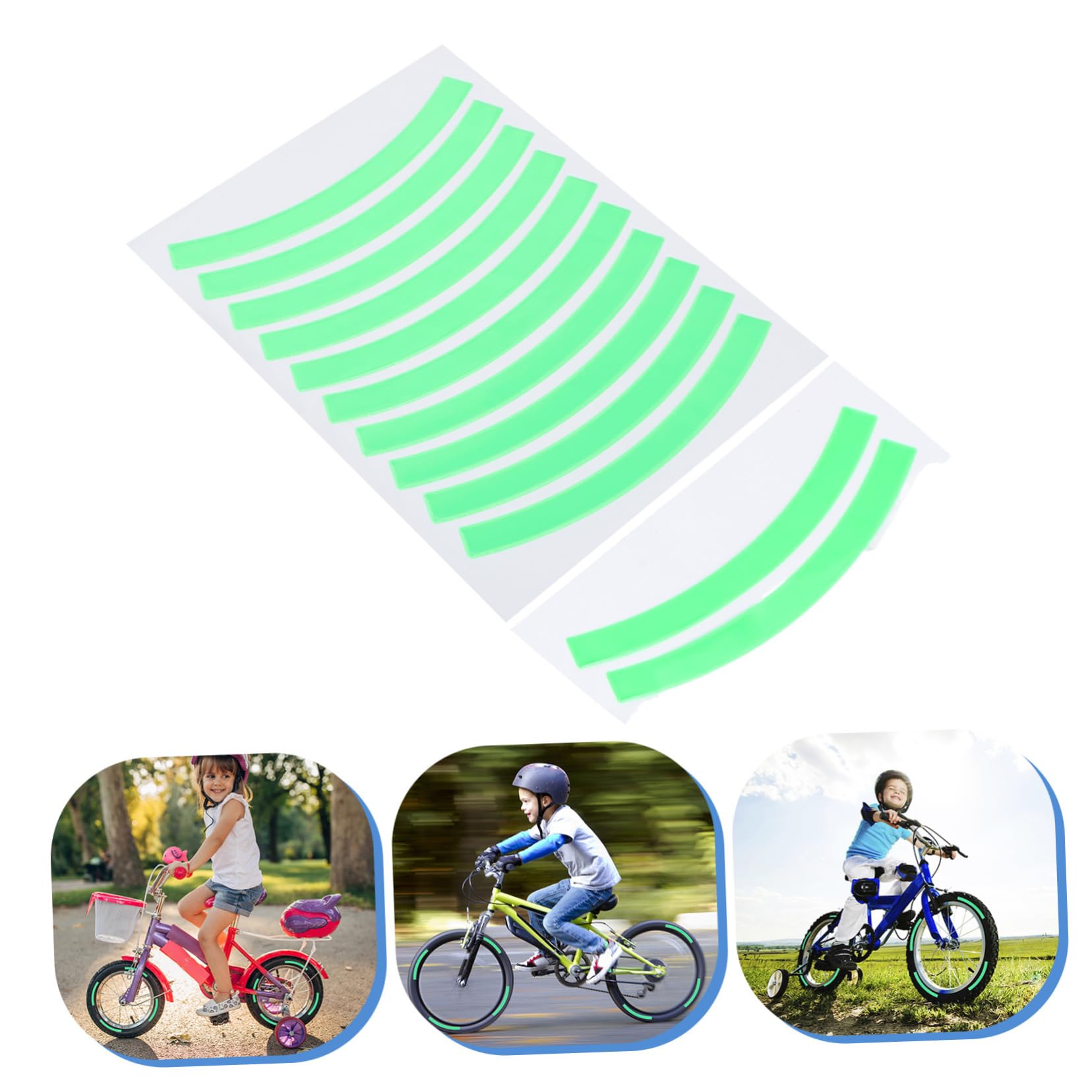 Kinderen Balansfiets Reflecterende Stickers Fietswiel