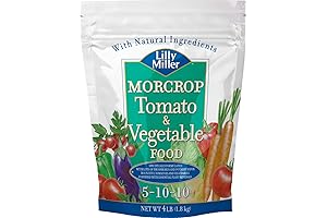 Lilly Miller Morcrop Tomato & Vegetable Food 5-10-10 4lb: Essential Nutrients for a Bountiful Harvest