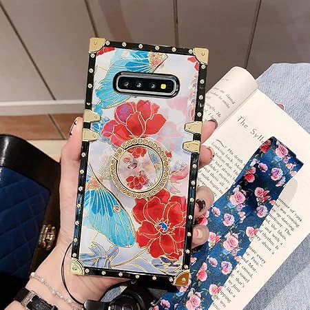 Amazon.com: BABEMALL - Funda para Samsung Galaxy Note 8, diseño retro  elegante de Blu-ray, diseño floral, cuatro esquinas, con soporte, diseño de  flores, color rojo : Celulares y Accesorios