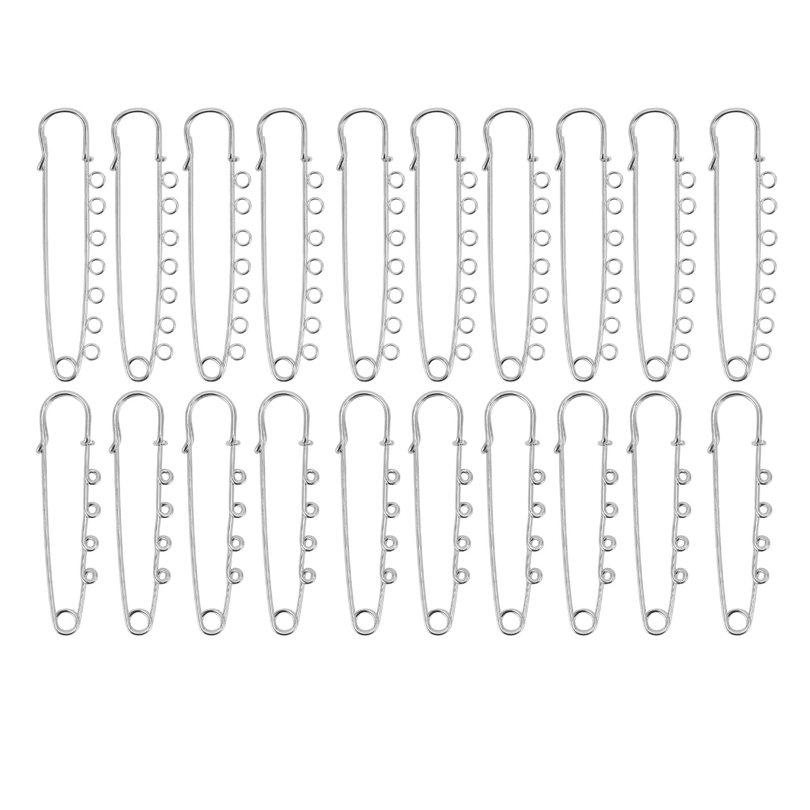 20 Spille Di Sicurezza Per Pannolini Di Stoffa | Colorate E Grandi 7 6 Cm 765737 - Foto 4