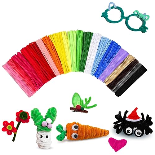 Pipe Cleaners Craft Bulk,Kids Toys & Games Gifts,200pcs Arts Crafts,Chenille