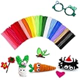 Pipe Cleaners Craft Bulk,Kids Toys & Games Gifts,200pcs Arts Crafts,Chenille Stems Art Supplies for Projects Creative DIY Room Decor,Christmas Decorations,Juegos para Niños Fidget Toys for Ages 5-7