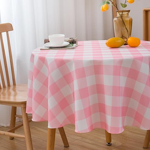 Miniatura 5 de Mantel rectangular de Navidad a cuadros  60 x 84 pulgadas, oblongo naranja y negro a cuadros para Acción de Gracias, otoño e invierno, repelente al