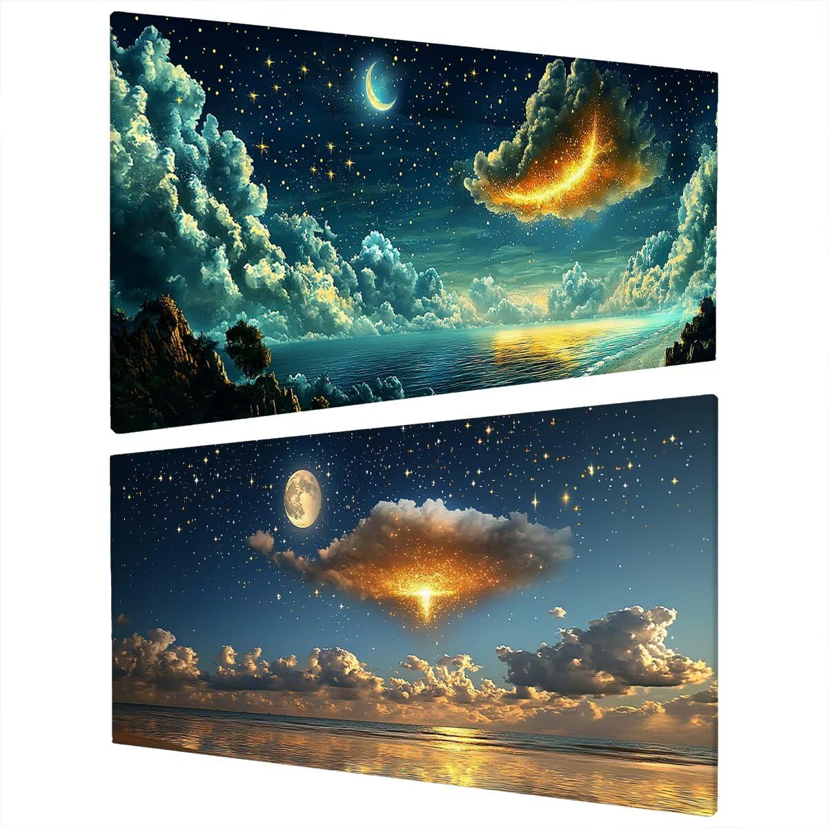 Diamond Painting Adulti, Diamond Painting Starry Night 50x130cm, -1812