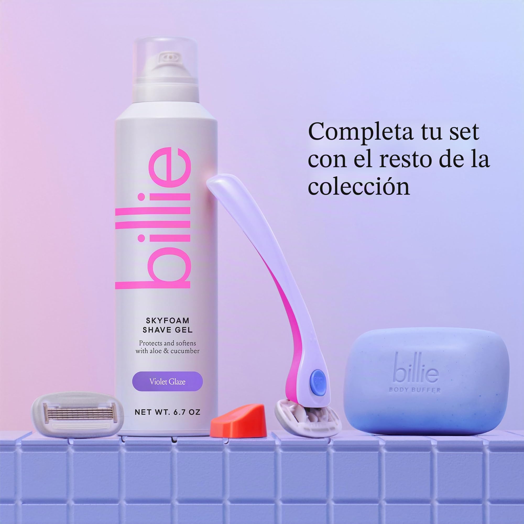 Billie Cuchillas de recambio para maquinilla de afeitar para mujer, cartuchos de 5 cuchillas, 8 unidades