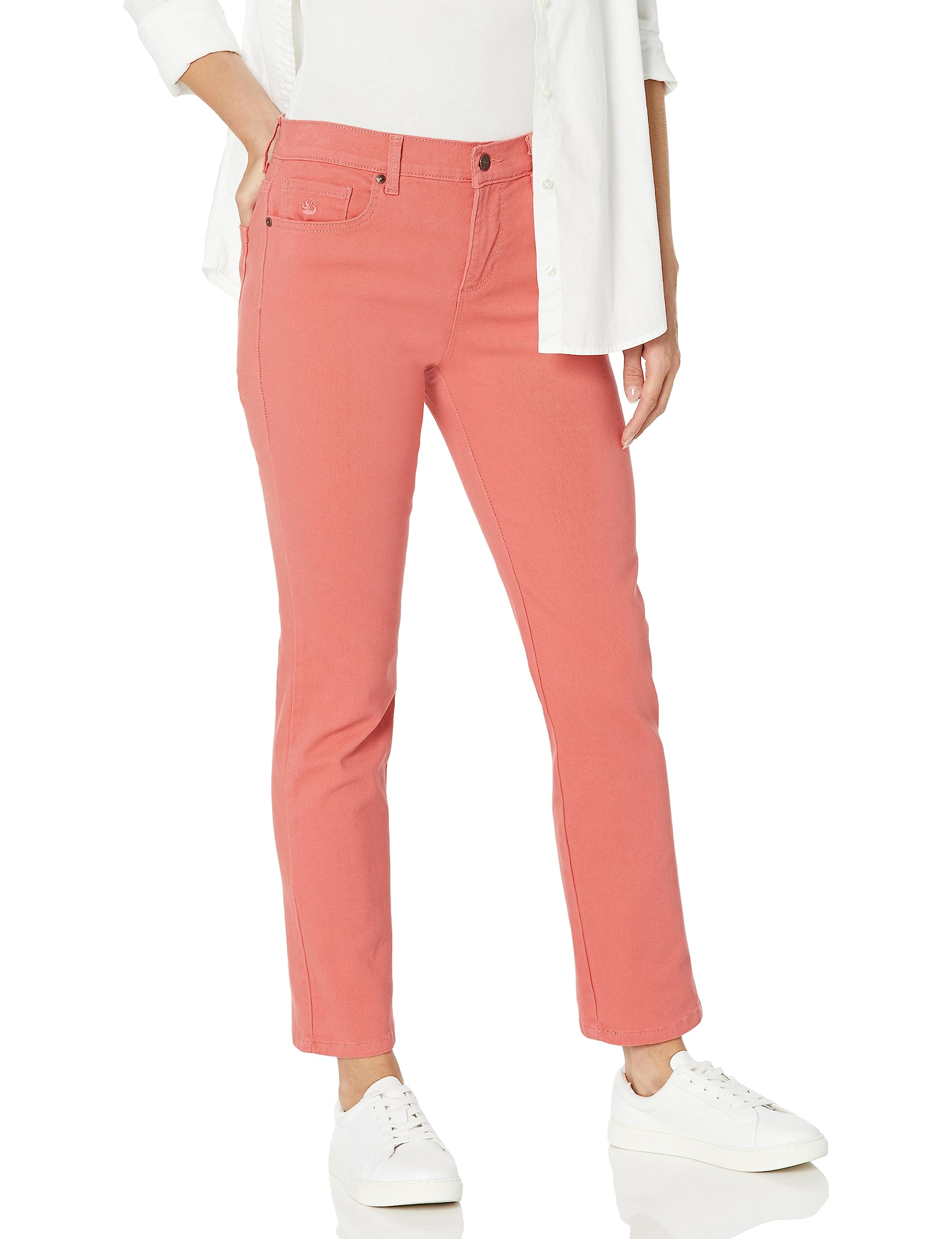 Gloria Vanderbilt Womens Amanda Classic High Rise Tapered Jean Petite